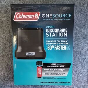 COLEMAN Onesource 2 Port Quick Charging Station #20191121